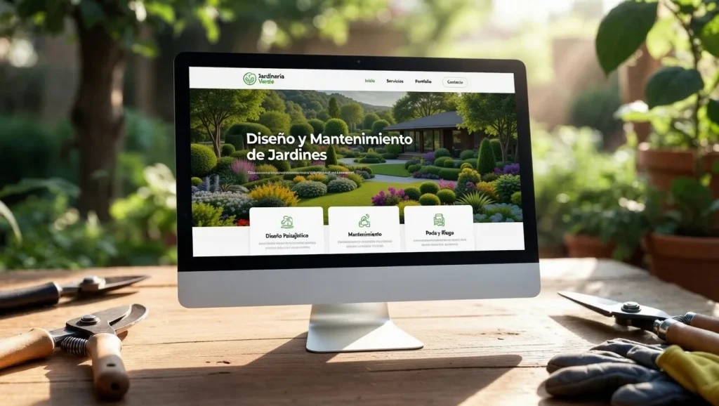 como debe ser web empresa jardineria