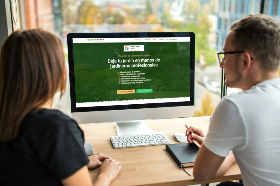 diseño web 2025 empresa jardineria