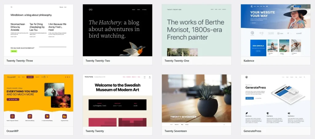 ventajas wordpress themes